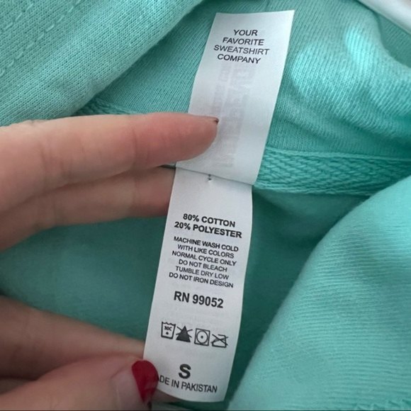 🍉 Melissa Villaseñor Laughing with Myself Mint Graphic Hoodie - Picture 9 of 10